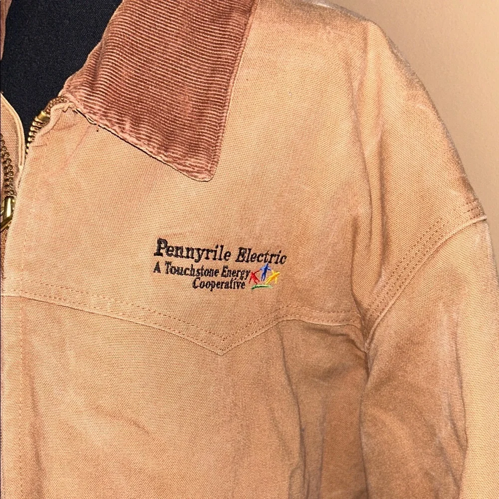 Vintage‎ Carhart J13 BRN Santa Fe Jacket Sandstone Quilted Flannel Lined XXL
